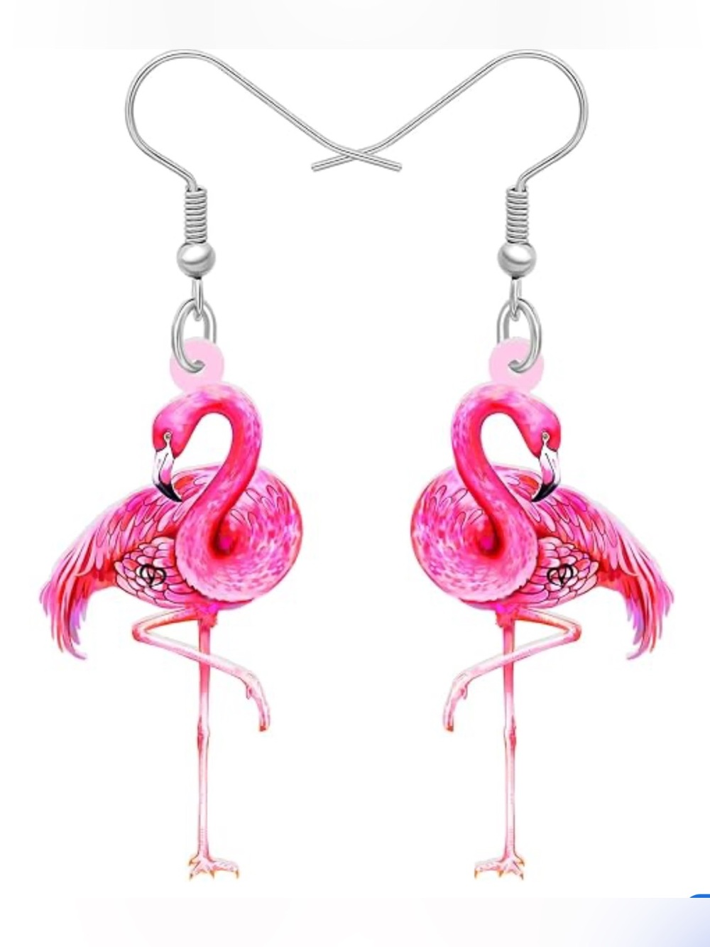 Pink Flamingo Dangle Earrings